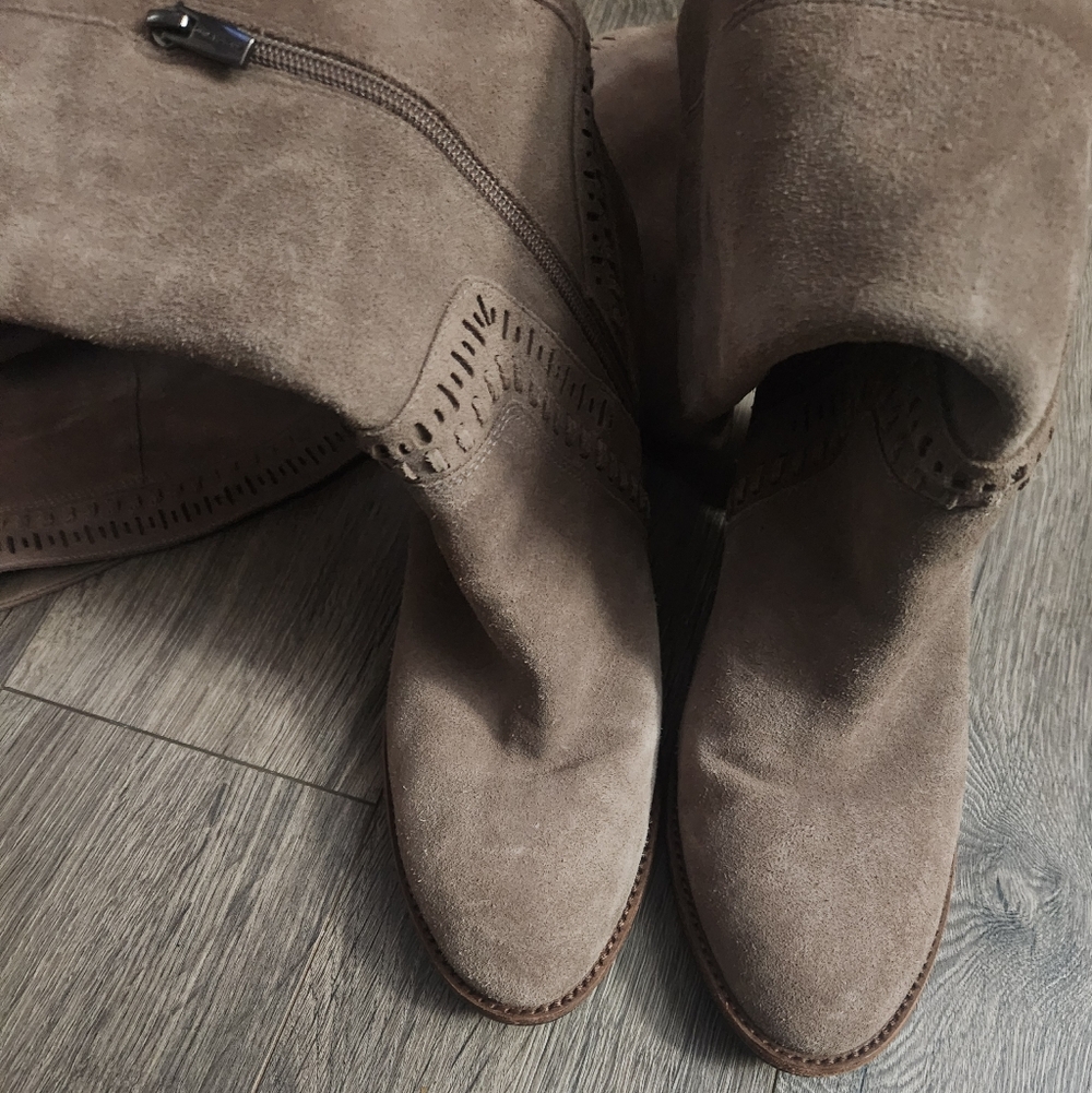 Vince Camuto Tan Over the Knee Boots - Picture 6 of 8